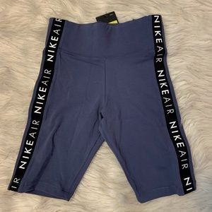 Nike Air Purple Sportswear Bike Shorts